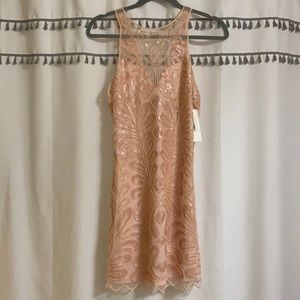 Beaded mini dress